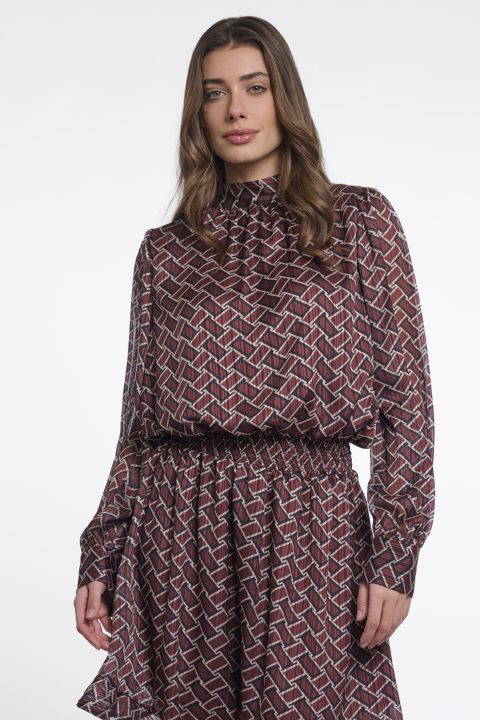 Loua Wine Dress