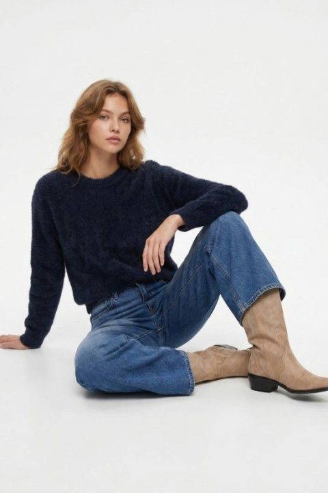 Moon Navy Sweater