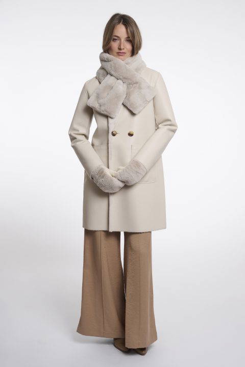 Stip Birch Faux Fur Scarf