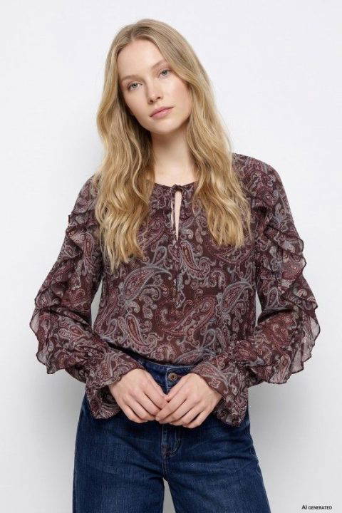 Termas Plum Blouse