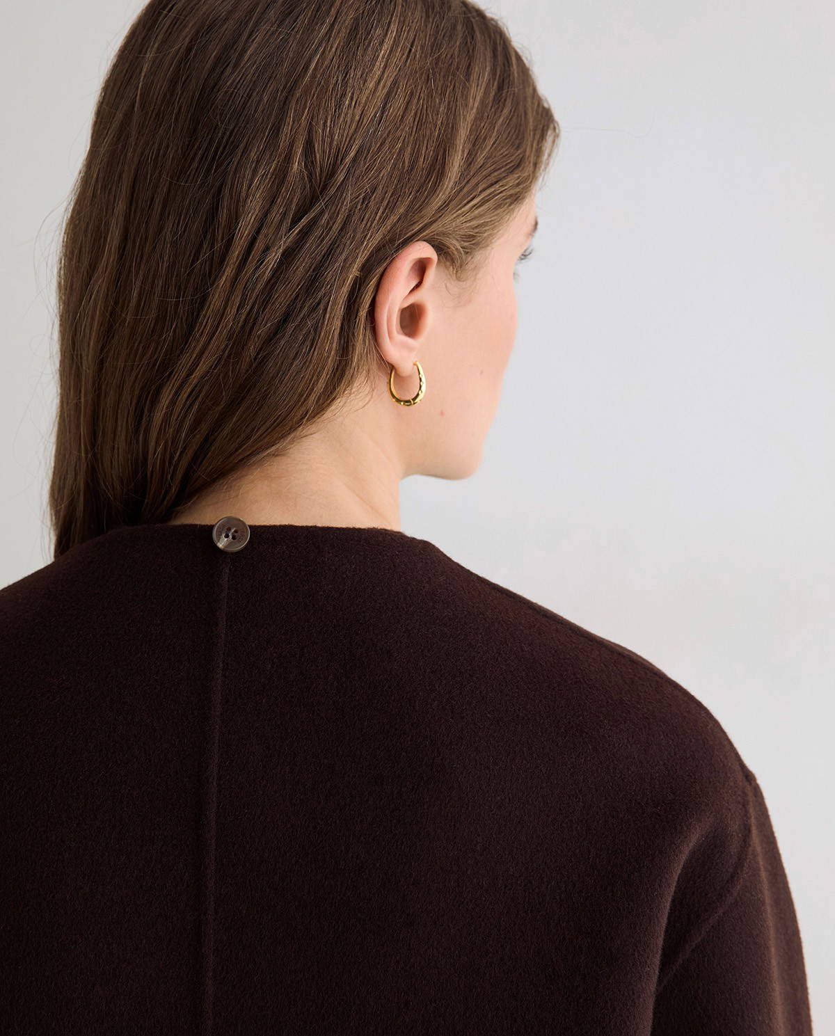Chocolate Brown Coat - Image 7