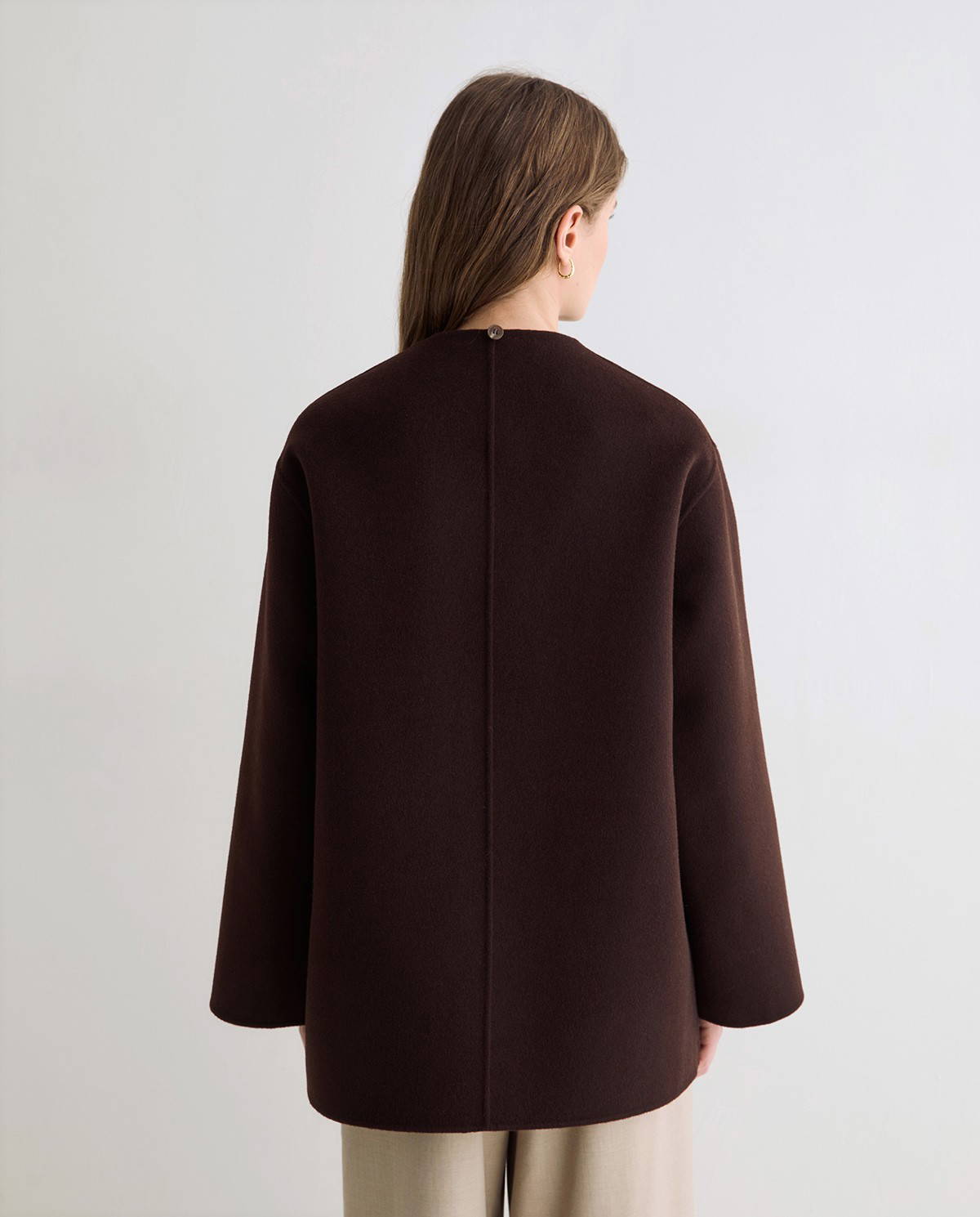 Chocolate Brown Coat - Image 6