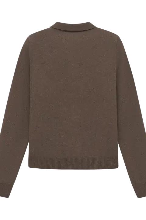 Brown Diamond Cardigan