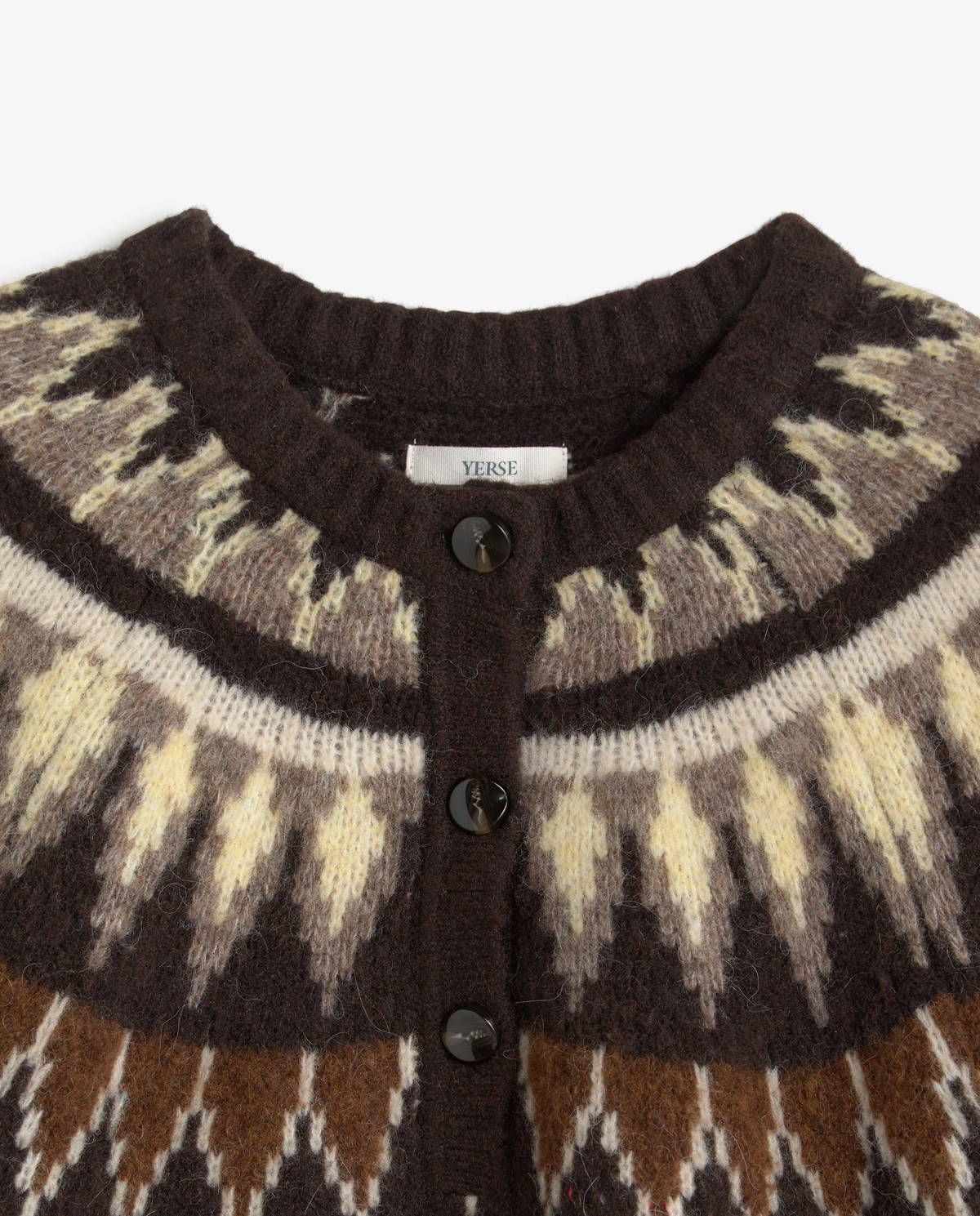 Nordic Jacquard Brown Sweater - Image 7
