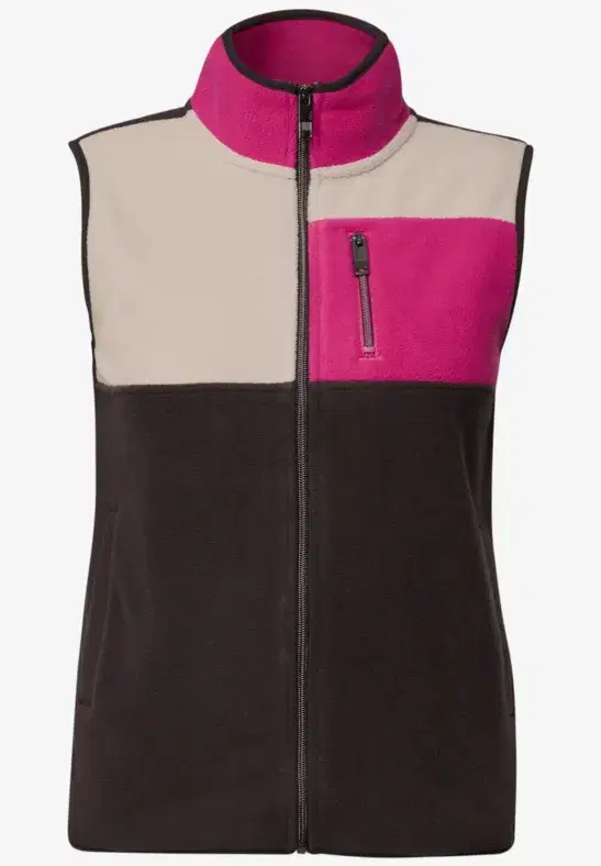 Cecil Pink Fleece Gilet - Image 6