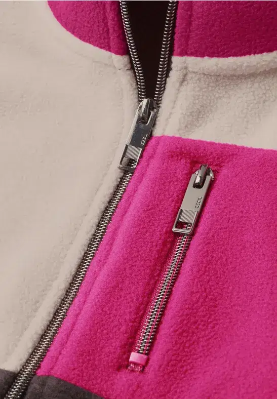 Cecil Pink Fleece Gilet - Image 5