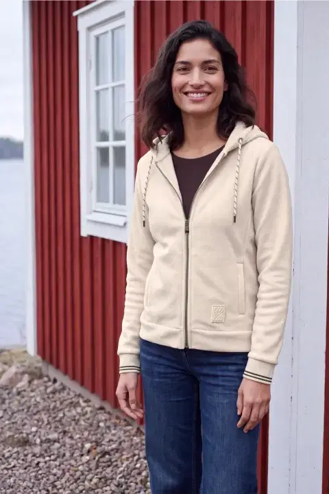 Cecil Cashmere Beige Fleece Jacket