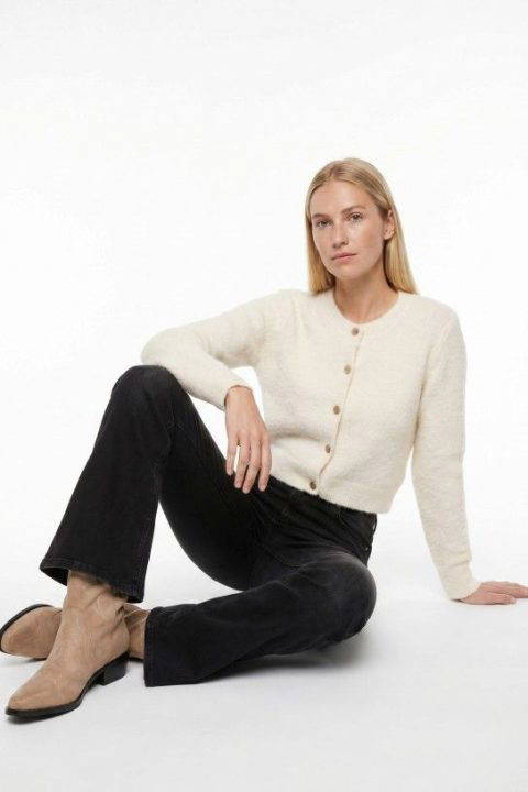 Nodos Cream Cardigan